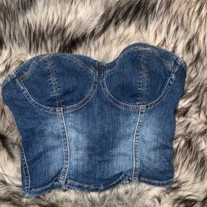 GUESS Jean tube top